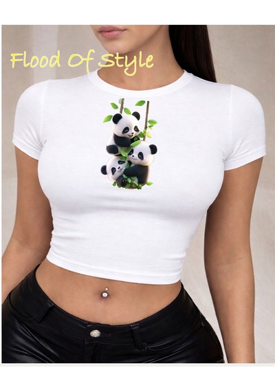 Flood Of Style Beyaz Babby Tee Pandalar Özel Tasarım
