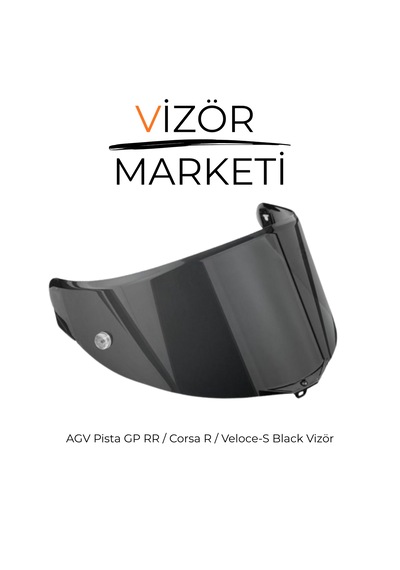 Pista Gp Rr Black Vizör Cami Voluce , Corsa İle Uyumludur