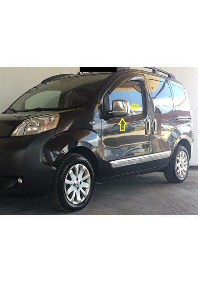 Markadan Peugeot Bipper Krom Ayna Kapağı 2008 Sonrası 2 Parça  Abs
