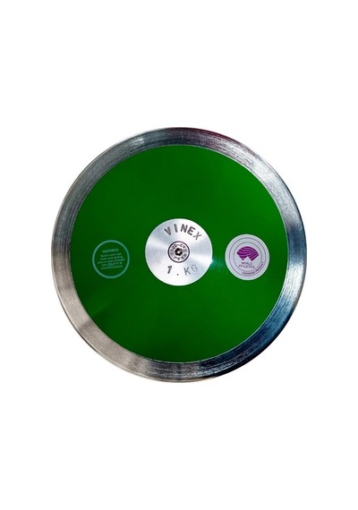 Premium Dsc-1000 Iaaf Onaylı Disk 1 Kg Dsg-p10 Atletizm Yarış Bireysel Çok Renkli