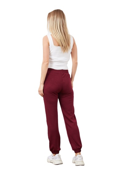 Giyimodam Modal Kumaş Jogger Eşofman Altı Unısex Bordo
