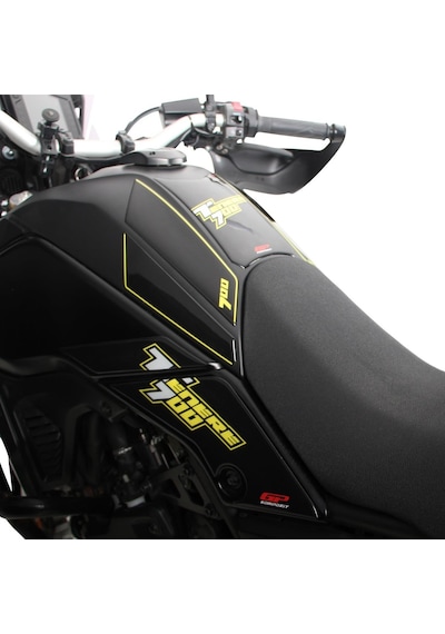 GP Kompozit Yamaha Tenere 700 2019-2022 Uyumlu Tank Pad Seti Sarı