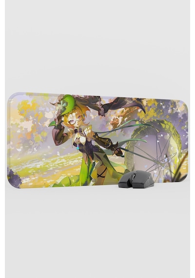 Emilie Genshin Impact Anime Gacha V2 - 70x30 Xl Gaming Mouse Pad Fare Altlığı