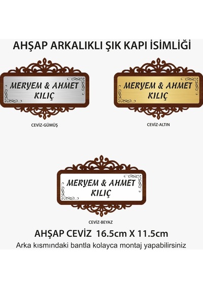 Kapı Isimliği Ahşap Şık Tasarım Kapı Isimliği Ahşap Şık Tasarım