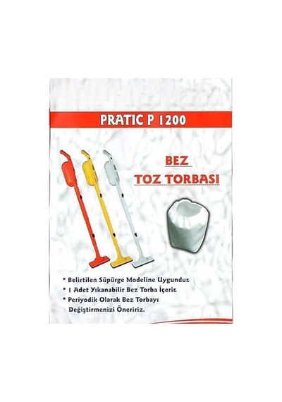 Fantom Pratik Hamarat Dik Süpürge Uyumlu Bez Toz Torbası