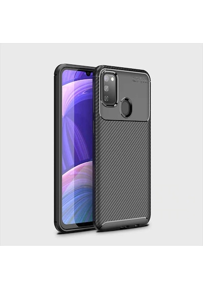 Samsung Uyumlu Galaxy M30s Kılıf Zore Negro Silikon Kapak Lacivert