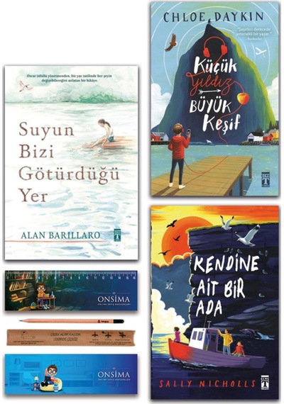 Genç Timaş Küçük Yıldız Büyük Keşif - Kendine Ait Bir Ada - Suyun Bizi Götürdüğü Yer Set 3 Kitap