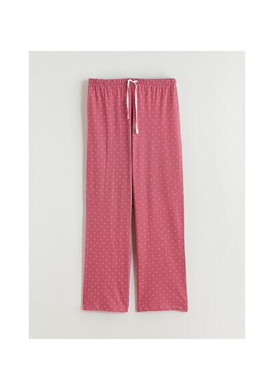 Lcw Dream Bordo V Yaka Desenli Hamile Pijama Takımı