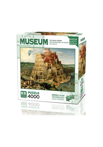 Ks Games Puzzle 4000 Parça The Tower Of Babel 23508