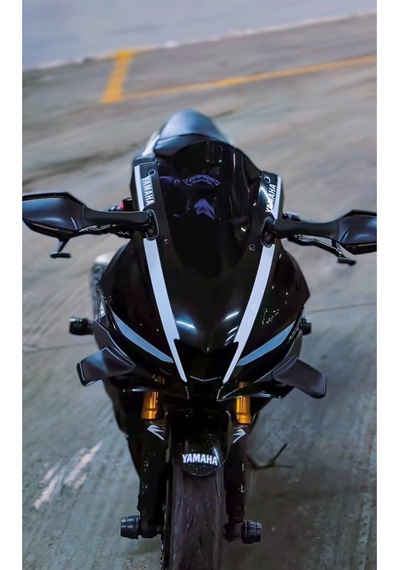 Yamaha R25 19/24 Model Ön Kafa Beyaz Yamaha Şerit Takım