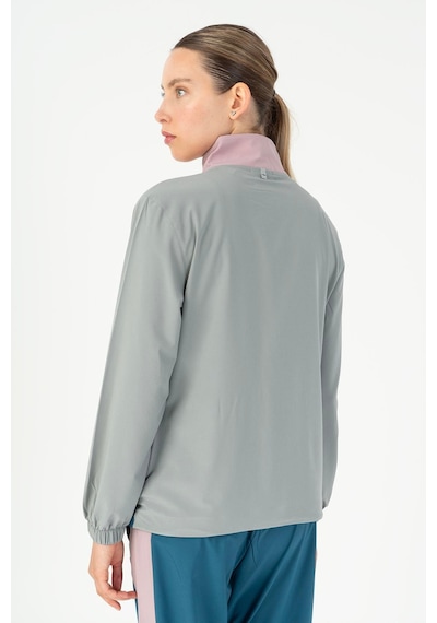 Maraton Regular Kadın Dik Yaka Gri- Tracktop Gri-