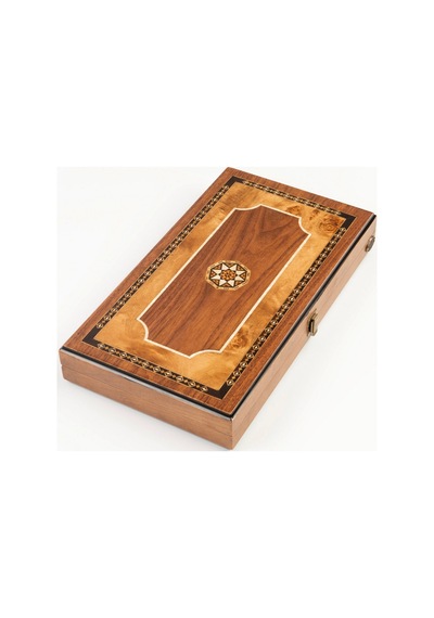 Pure Black Ash Backgammon Set Handmade Mazel