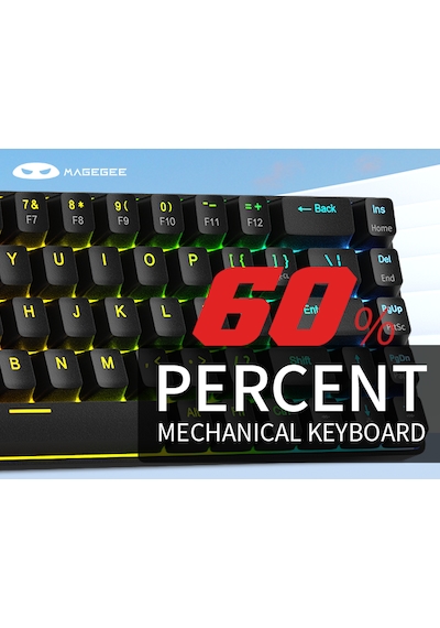 Magegee Mk-box 68 Tuş Rgb Hot-swap Manyetik Kablolu Türkçe Q Siyah Gaming Klavye