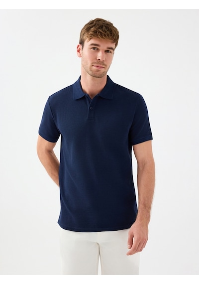 Regular Fit Erkek Polo K.kol Lacivert