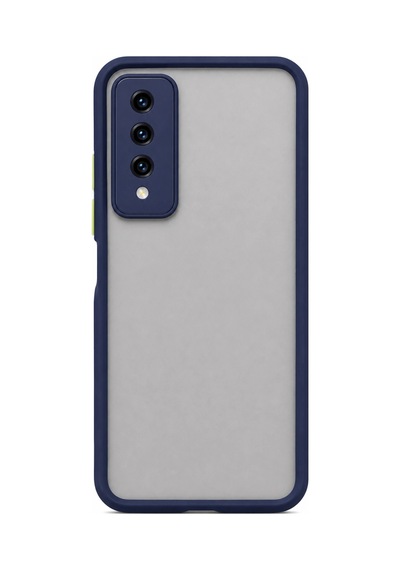 Huawei Y9 Prime 2019 Kılıf Montreal Silikon Kapak - Lacivert Çokrenkli
