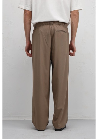 Vamos Baggy Fit Kumaş Pantolon 30-795-1 Vizon