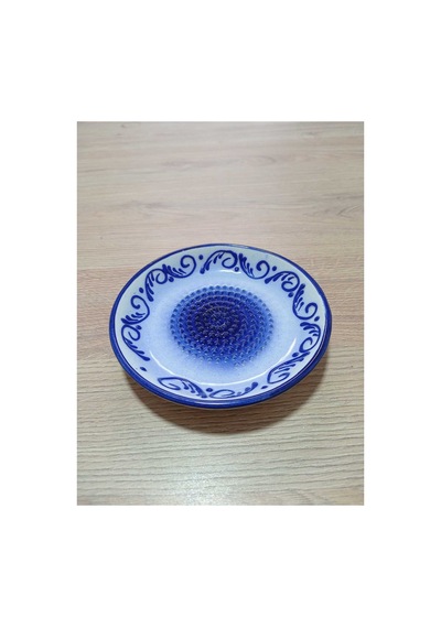 Bsg Design Seramik Sarımsak Ve Zencefil Rende Tabağı 13 Cm - El Yapımı Çini Rende - 945353340 Diğer