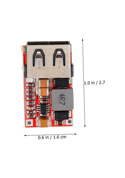 6-24v Giriş - 5v 3a Çıkış Dc-dc Usb Gerilim Azaltıcı Modül %97.5 Verimlilik