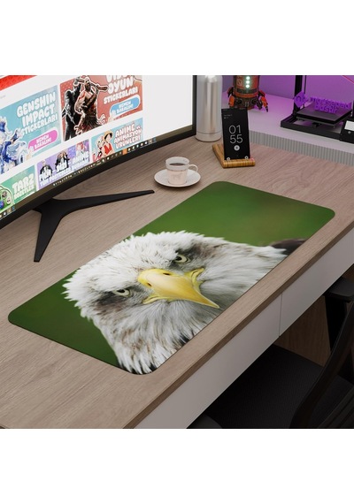 Kartal Oyuncu Gaming Mouse Pad Kauçuk Kaymaz Taban Mousepad V1, 70x30 Xl