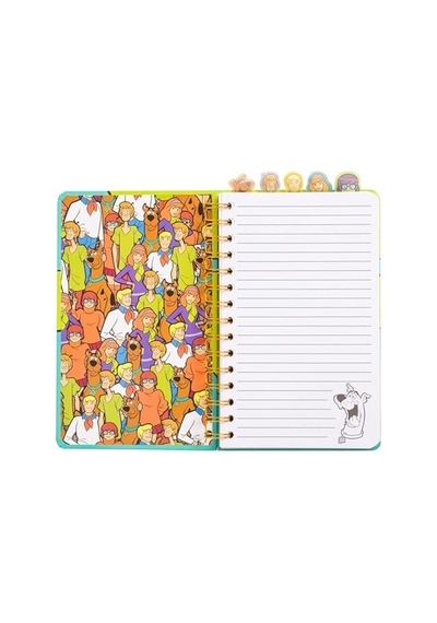 Warner Bros Scooby Doo Spiral Notebook With Character Tabs Featuring Scooby Doo, Shaggy, Daphne, Velma, And Fred, 8" X 5" Koleksiyon Figür Yetişkinler Ve Çocuklar Açık Gri Warner Bros Scooby Doo Spiral Notebook With Character Tabs Featuring Scooby Doo, Shaggy, Daphne, Velma, And Fred, 8" X 5" Koleksiyon Figür Yetişkinler Ve Çocuklar Açık Gri
