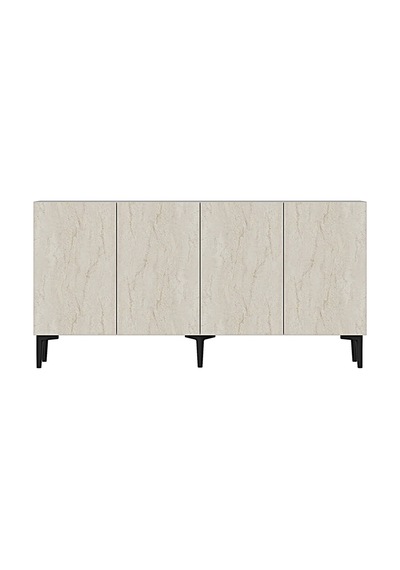 Ka1599bt Aplos Konsol Beyaz-traverten 150cm Beyaz - Traverten