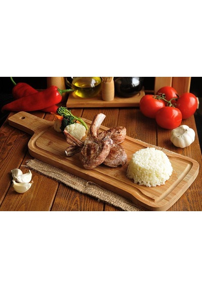 Bambum Rula Büyük Sunum Tepsisi - Steak Tahtası