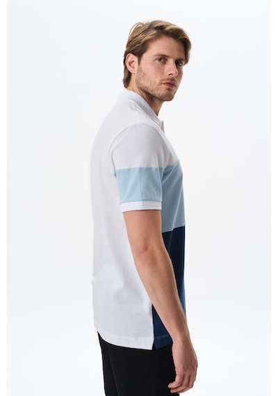 AR-MA Arma Erkek Regular Fit % 100 Pamuk Pike Polo Yaka Tişört Y29374355302 Beyaz
