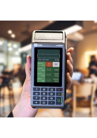 İnpos M530 Temassız Ve Qr Özellikli Yazar Kasa Pos Led El Feneri