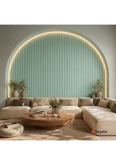 Agt Regata Soft Touch Su Yeşili Lb 3783 Dekoratif Lambiri Duvar Paneli