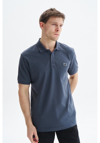 AR-MA Arma Erkek Regular Fit Basic % 100 Pamuk Pike Polo Yaka Tişört Y29374354102 Gri