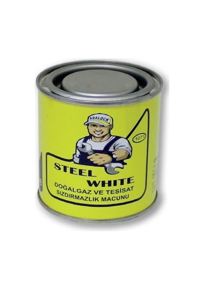 Steel White Doğal Gaz Ve Tesisat Macunu 400 Gr