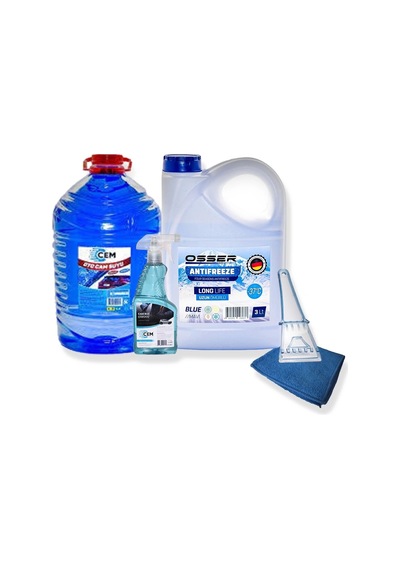 Cem Car Care Ultra Kışlık Oto Bakım Seti 5 Parça + Mikro Fiber Bez