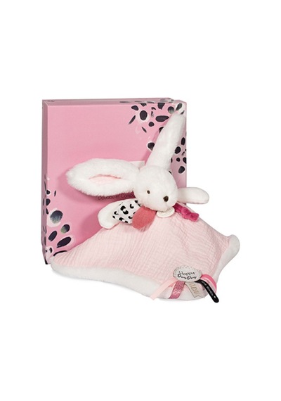 Doudou Hediye Kutulu Pembe Tavşan Uyku Arkadaşı 25 Cm