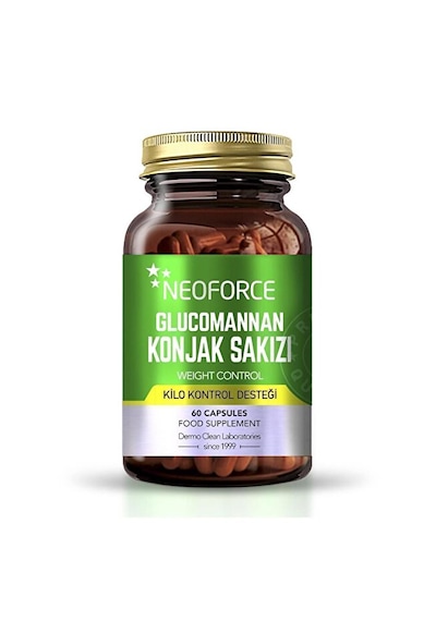 Neoforce Glucomannan Konjak Sakızı 60 Kapsül - Kilo Kontrol Desteği