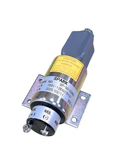 12v Stop Selenoidi Ayaklı Platinli Cummıns Motor-woodward