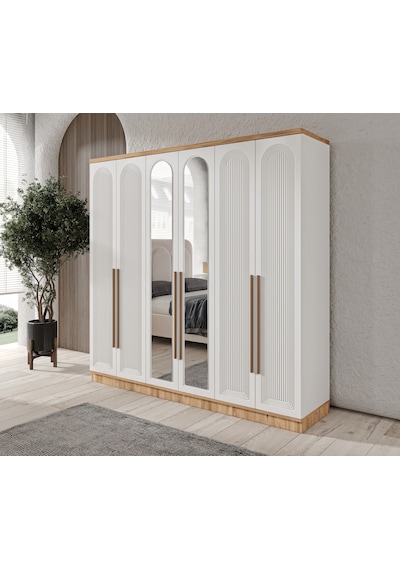 Rosa 6 Kapaklı Komple Mdf Yatak Odası Takımı