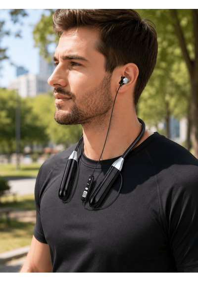 Boyun Bantlı Bluetooth Kulaklık Uczz400saatkulaklık-4