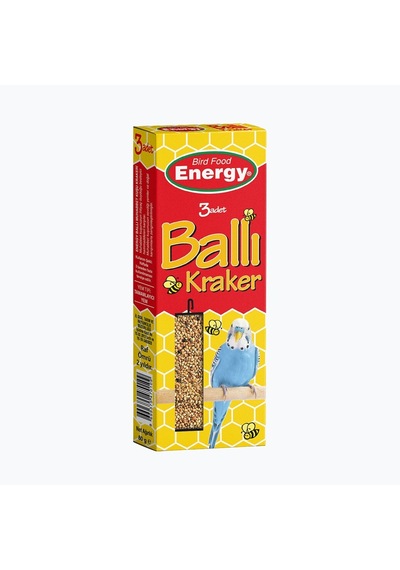 Energy Ballı Muhabbet Kuşu Krakeri - 3'lü