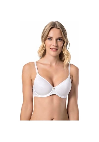 Le Jardin 9405 Desteksiz-balenli Micro Soft Sütyen Beyaz