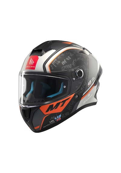 Mt Helmets Targo S B4 İvan Motosikler Kaskı Turuncu XL-