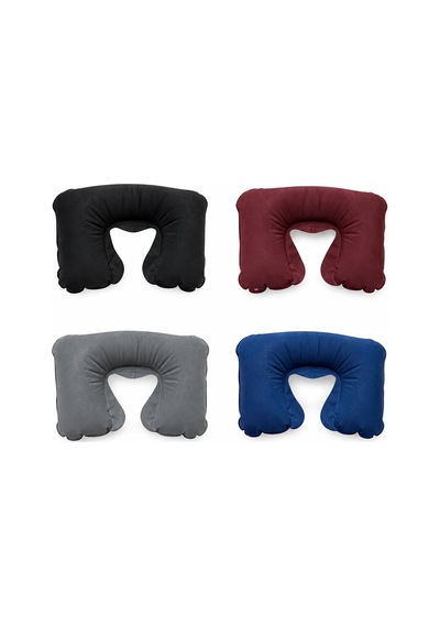 İbico İ20-028 Seyahat Boyun Şişme Yastık Renkli 38-25cm Boyuna Geçmeli - 20'li Paket