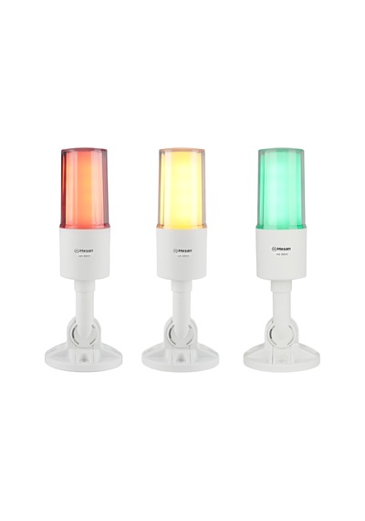 Mesan Ø50 Rgy 3 Renk Buzzerlı Işıklı Kolon 24v / 220v Ms 8800