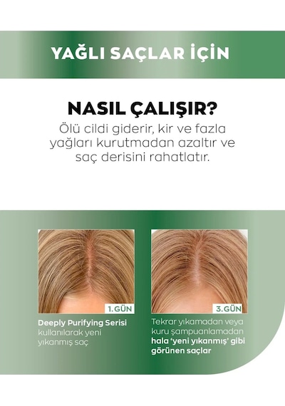 Avon Depply Purifying Yağlı Saçlar İçin Arındırıcı Şampuan 3 x 400 ML