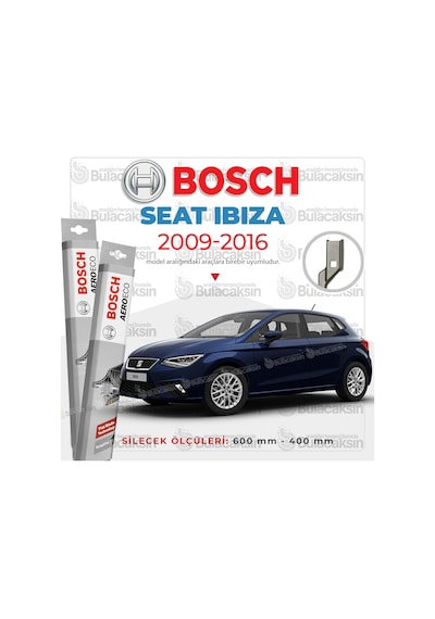 Seat Ibiza 5 Muz Silecek Takımı 2009-2016 Bosch Aeroeco