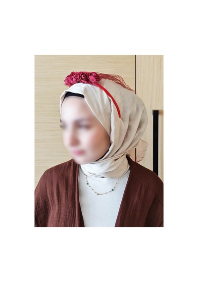 10 Lu Bordo Lateks Nedime Tacı Seti Kına, Düğün, Bekarlığa Veda Partileri İçin Aksesuar