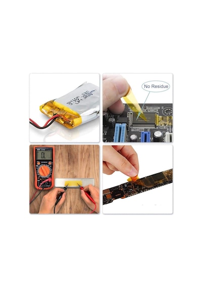 Kapton Bant 5mmx30m Yüksek Isıya Dayanıklı Yanmaz Bant