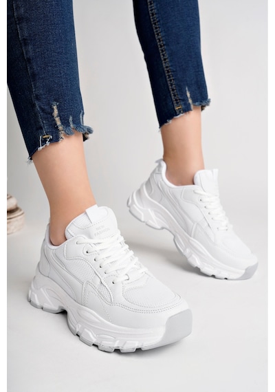 Mcdark Kadın Beyaz Sneakers Günlük Ayakkabı