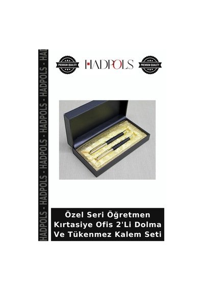 Özel Seri Öğretmen Kırtasiye Ofis 2'li Dolma Ve Tükenmez Kalem Seti Çok Renkli