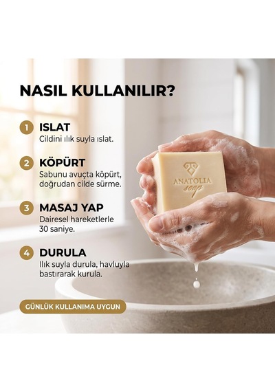 Mysia Koleksiyonu Pirinç Sabunu Doğal Bitkisel Yağlardan Oluşur Cildi Temizler, Kirlerden Temizler. 125gr 285 ML