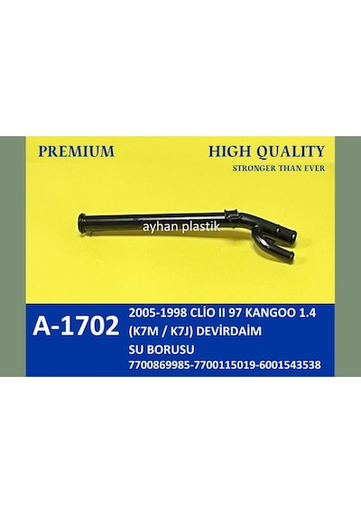 Devirdaim - 124 - Borusu Clıo Iı 98-05 -kng 97 1.4 K7m - Dpmıx-hb - / K7j